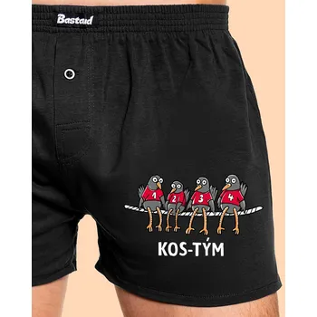 Trenýrky Bastard Kos-tým pánské trenky Black