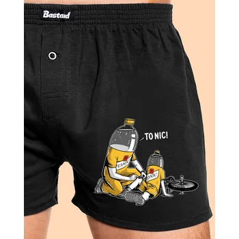 Trenýrky Bastard Tonic pánské trenky Black