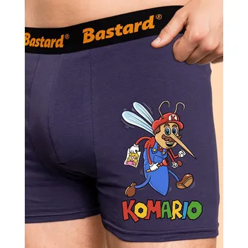 Pánské spodní prádlo Bastard Komario boxerky Blue Navy