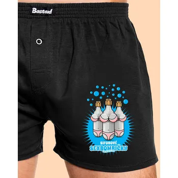 Trenýrky Bastard Sexbombičky pánské trenky Black