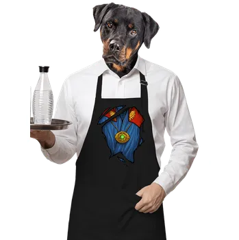 Kuchyňská zástěra Bastard Doctor Inside zástěra Black