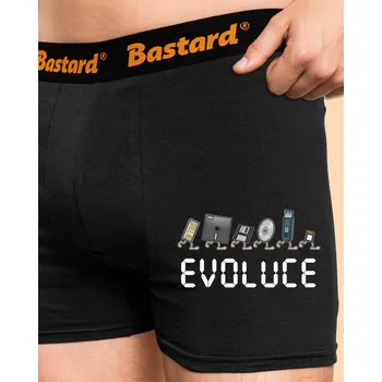 Trenýrky Bastard Evoluce úložiště boxerky Black