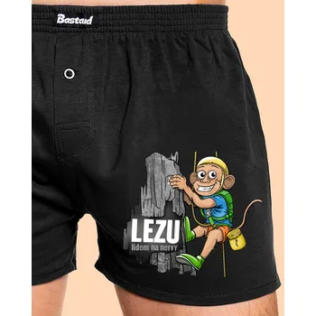 Trenýrky Bastard Lezu na nervy pánské trenky Black