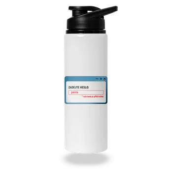 Láhev Bastard Zadejte heslo lahev na vodu White