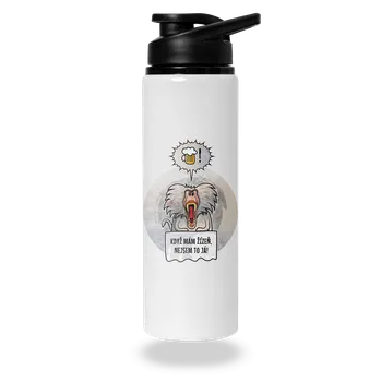 Láhev Bastard Když mám žízeň lahev na vodu White