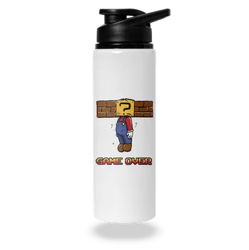 Láhev Bastard Game over lahev na vodu White