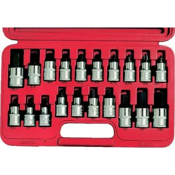Gola sada KENNEDY Sada hlavic 1/2" imbus metrika + palec - 20 dílů