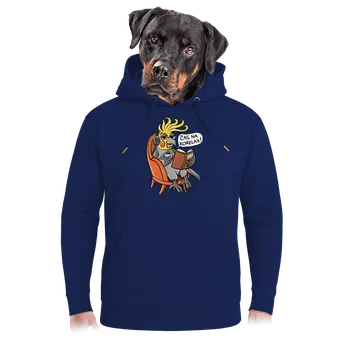 Pánská mikina Bastard Korelax unisex mikina premium Navy