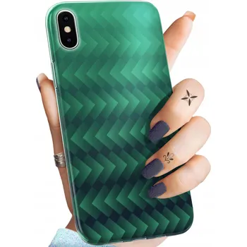Pouzdro na mobilní telefon Zadní Kryt Hello Case pro Apple iPhone X, iPhone XS zelený