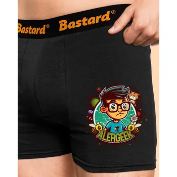 Trenýrky Bastard Alergeek boxerky Black
