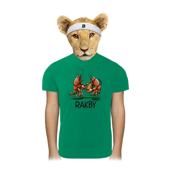 Chlapecké tričko Bastard Rakby dětské sportovní tričko Kelly Green Mal