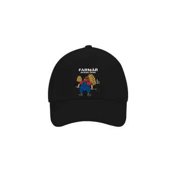 Kšiltovka Bastard Farmář hledá ženu kšiltovka baseballka Black