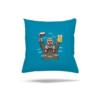 Polštář Bastard Hodor polštář Blue Turquoise