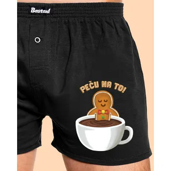 Trenýrky Bastard Peču na to! pánské trenky Black