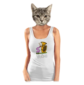 Bastard Tuba dámské tílko klasické White