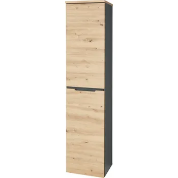 Šatní skříň Skříň Brego - Szynaka Meble Dub artisan-grafit 45x197 cm