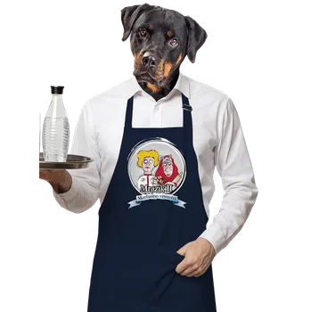 Kuchyňská zástěra Bastard Mrazík 2 zástěra Navy