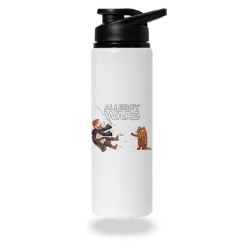 Láhev Bastard Allergy Wars lahev na vodu White
