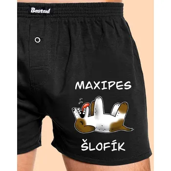 Trenýrky Bastard Maxipes Šlofík pánské trenky Black
