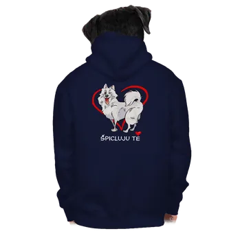 Pánská mikina Bastard Špicluju tě pánská mikina na zip Navy