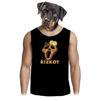 Pánské tílko Bastard Řízkot pánské tílko Black