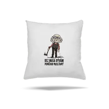 Polštář Bastard Neklidný bez masa polštář White