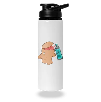 Láhev Bastard AI spray lahev na vodu White