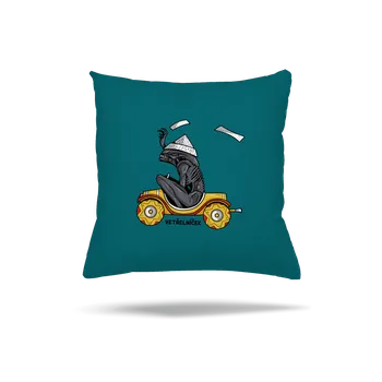 Polštář Bastard Vetřelníček polštář Blue Turquoise