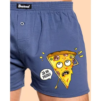 Pánské spodní prádlo Bastard Já se picnu pánské trenky Blue