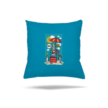 Polštář Bastard Plavčík polštář Blue Turquoise