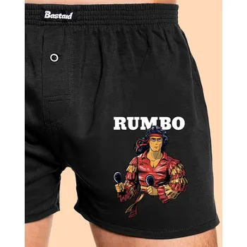 Trenýrky Bastard Rumbo pánské trenky Black