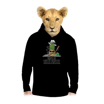 Chlapecká mikina Bastard Tutti Frutti dětská mikina klokanka Black