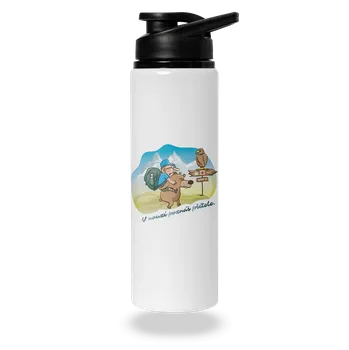 Láhev Bastard Přítel v nouzi lahev na vodu White