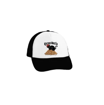 Kšiltovka Bastard Kocour Mikešu kšiltovka truckerka Black cap