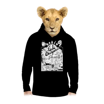 Chlapecká mikina Bastard B16: Zažít České Budějovice dětská mikina klokanka Black