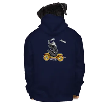 Pánská mikina Bastard Vetřelníček pánská mikina na zip Navy