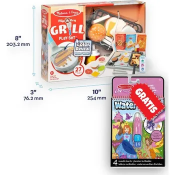 omalovánky AKCE: Melissa & Doug Water WOW kouzlení vodou grilování + kouzlení vodou pohádky ZDARMA