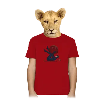 Chlapecké tričko Bastard Catwoman dětské tričko Red