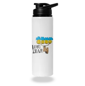 Láhev Bastard Lovu zdar lahev na vodu White
