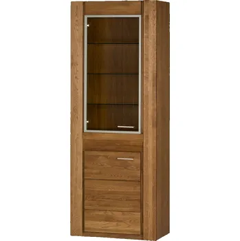 Knihovna Vitrína levá Velvet - Szynaka Meble Dub Rustical 76x199 cm