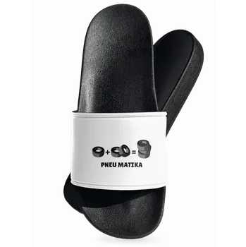 Pánské pantofle Bastard Pneu Matika pantofle White
