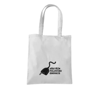 Bastard Ušetřím polovinu taška White
