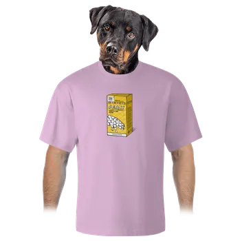 Pánské tričko Bastard Perly sviním unisex tričko oversized Orchid