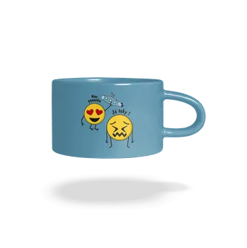 Bastard Mám ponorku hrnek makronka Blue Macaron