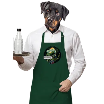 Kuchyňská zástěra Bastard Šotoušov zástěra Bottle Green