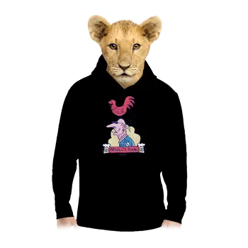 Chlapecká mikina Bastard Absolut Punk dětská mikina klokanka Black