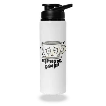 Láhev Bastard Neptej se, dám si lahev na vodu White