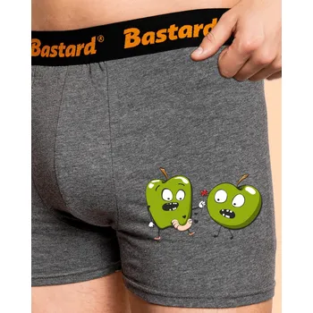 Trenýrky Bastard Jejda boxerky Gray Melange