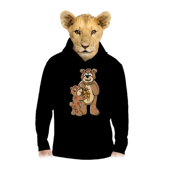 Chlapecká mikina Bastard Hrdí rodiče dětská mikina klokanka Black