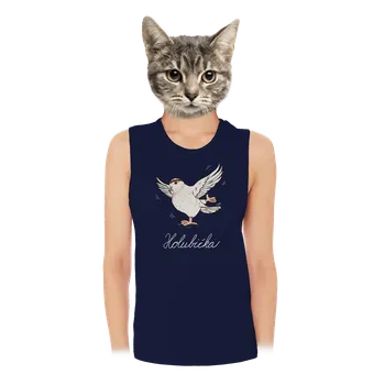 Bastard Holubička dámské tílko volné Navy